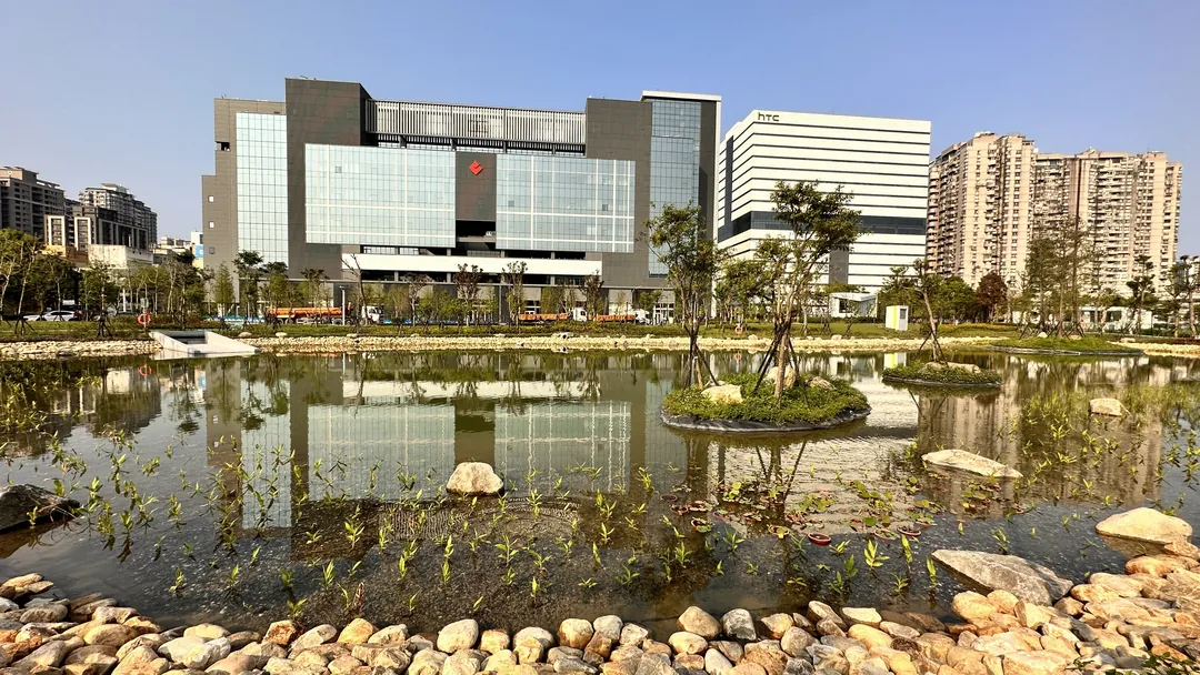 新店綠湖公園景觀水池防水工程實景